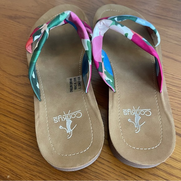 Corkys With a Twist Floral Slide Sandals Size 9 - Picture 10 of 15